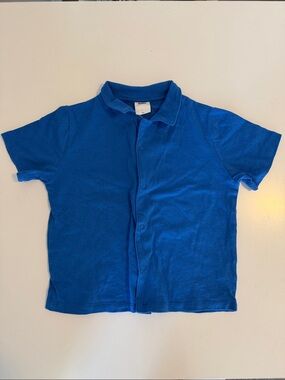 Kids Wawa Blue Polo-Style Button Front Top 5T - Never worn